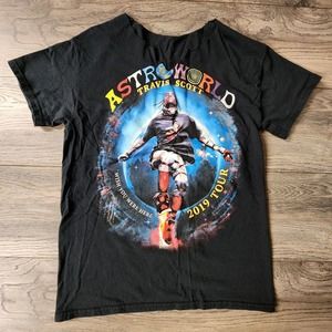 Travis Scott Astroworld Tour Wish You Were Here T Shirt Tee Size Medium S